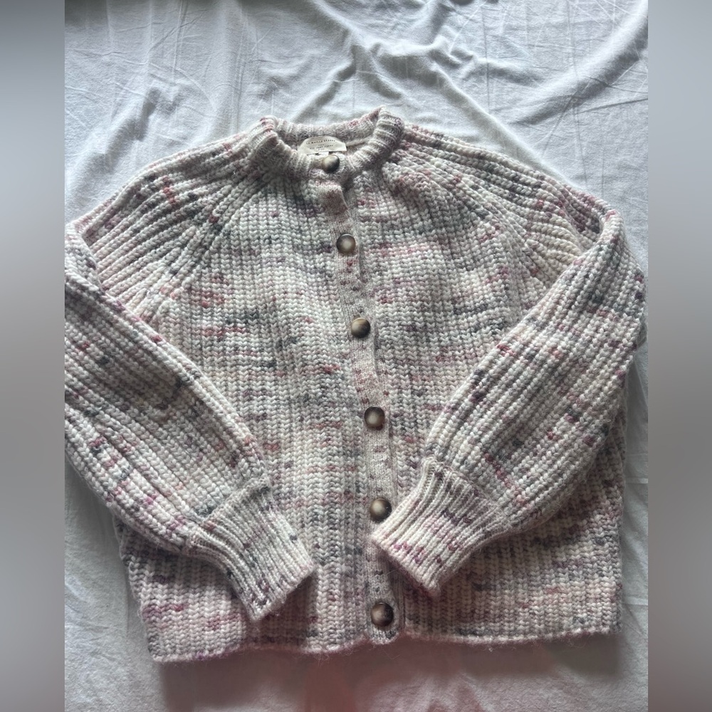 Sezane Pierre Cardigan Blue multicolored
